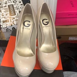 G by Guess platform pumps